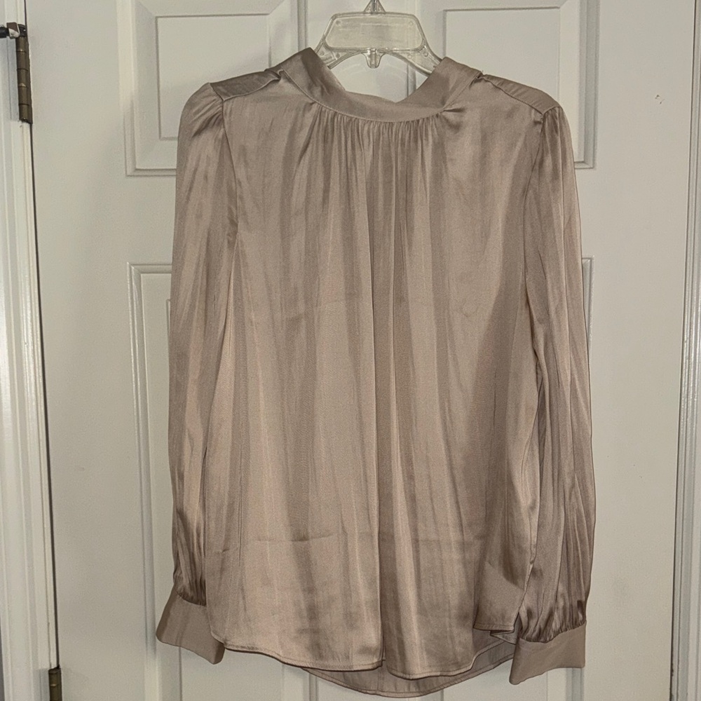 H&M Women's Blouse - Soft Taupe